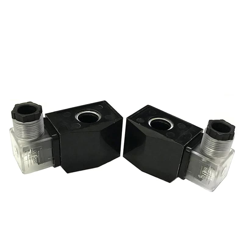 DN10-32 Waterproof Normally Closed Solenoid Valve Coil IP65 With LED Indicator 240VAC 220VAC 24VAC 24VDC 12VDC