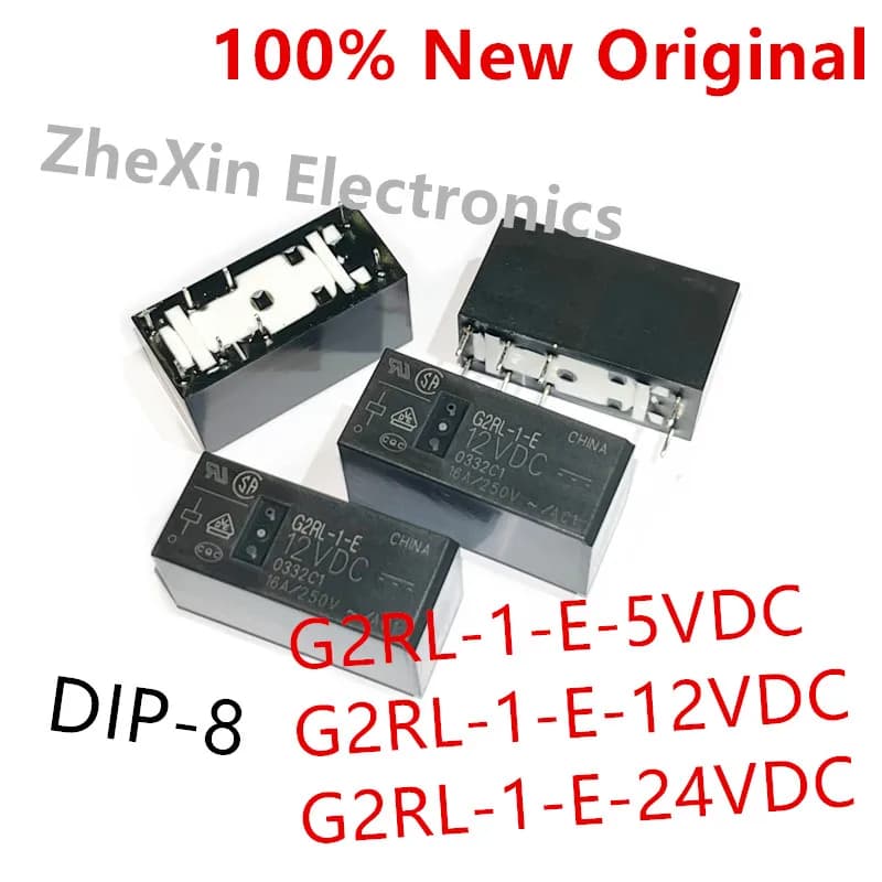 5-10PCS/Lot   G2RL-1-E-24VDC 、G2RL-1-E-12VDC 、G2RL-1-E-5VDC   New original electromagnetic power relay   G2RL-1-E-DC12V  DC5V