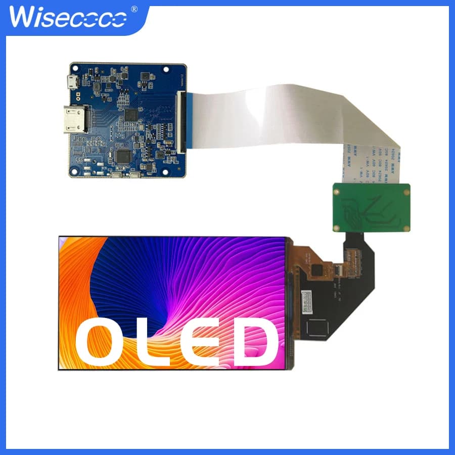 OLED Display 5.5 Inch AMOLED 1080x1920 FHD IPS Screen MIpi Driver Board H546DLB01.1 Wide Temperature DCI-P3 sRGB WISECOCO