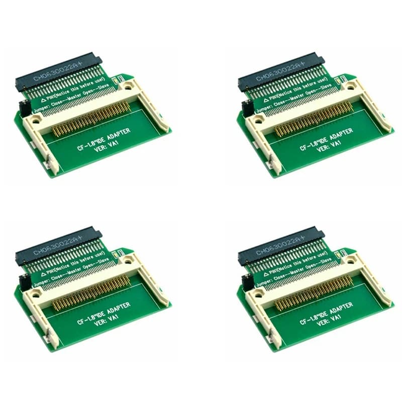 4X Cf Merory Card Compact Flash To 50Pin 1.8 Inch Ide Hard Drive Ssd Adapter