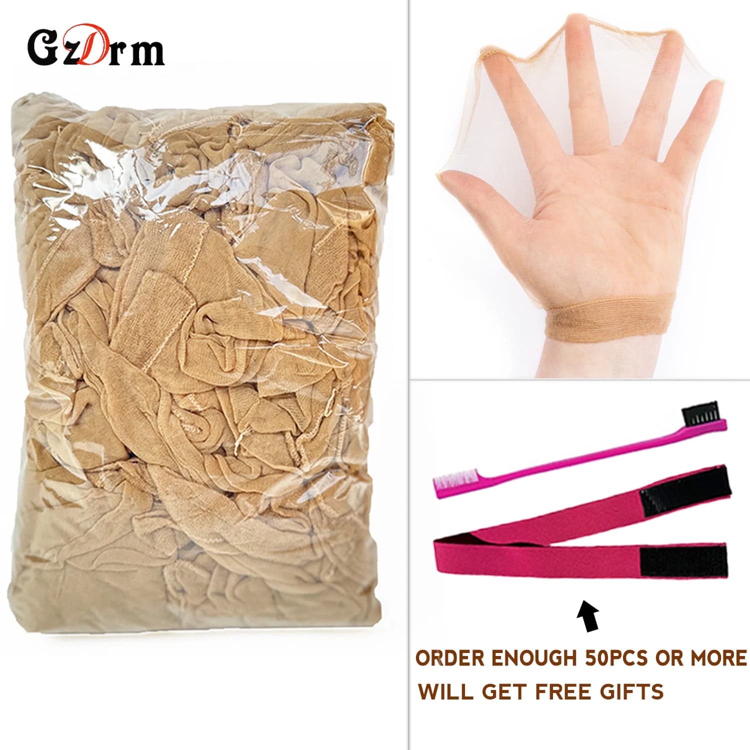 10-100pcs Cheap 10/20Pcs Hd Wig Thin Stocking Cap Wig Deluxe Wig Cap Hair Net For Weave Nylon Stretch Mesh Wig Cap Hd Wig Caps