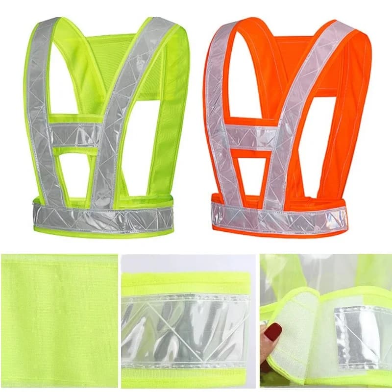 New Unisex Summer Mesh Safety Vest Multi-Scenario Durable Breathable Zippered Pockets for Enhanced Comfort And Safety