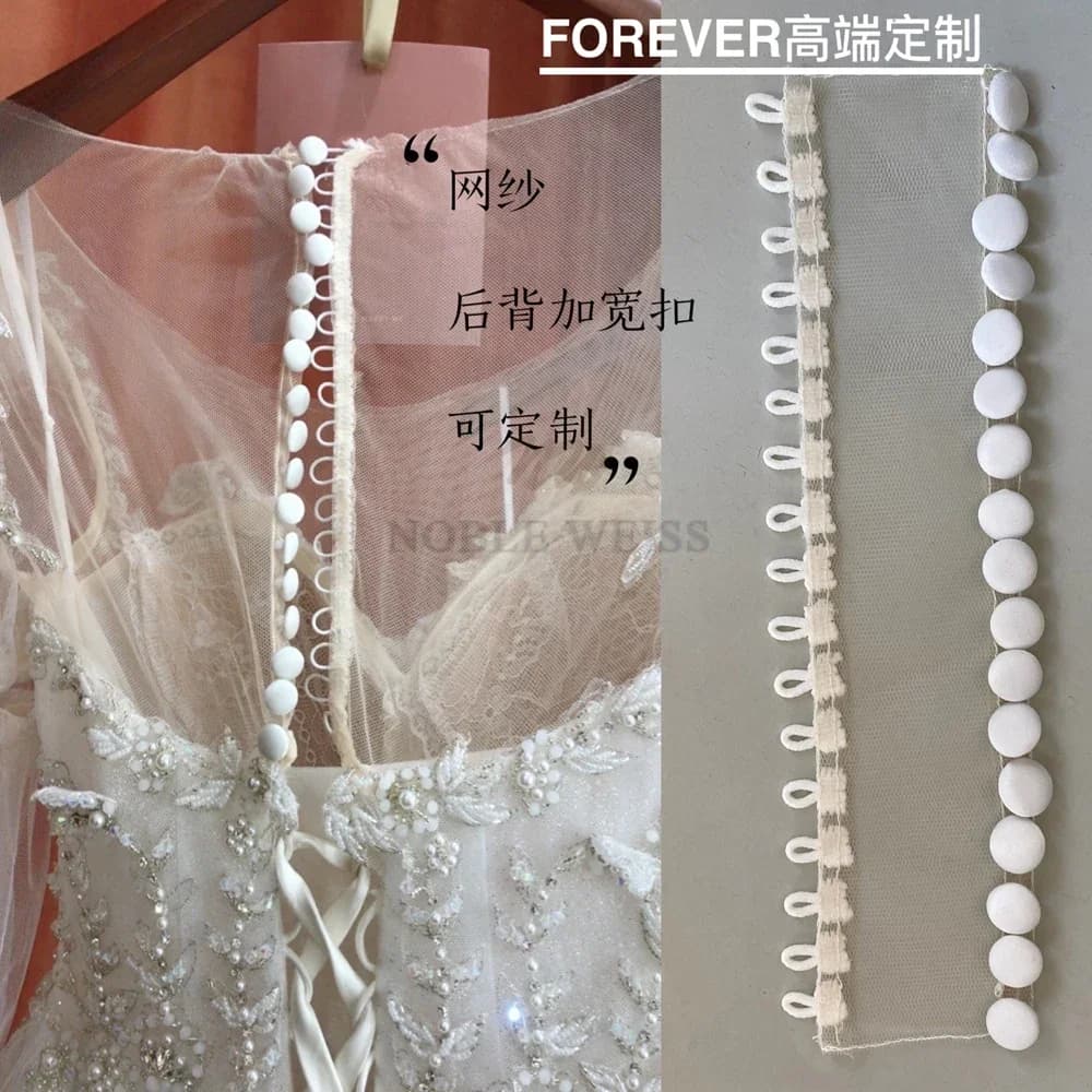 Modified Size Elastic Ribbons Buttons Wedding Jacket Replacement Adjustable Satin Bridal Dresses DIY Wedding  Dress Party Gown