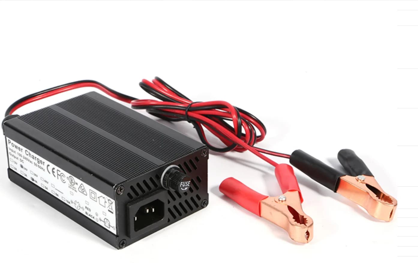 3.65V30A  LiFePO4 Cell Balance Repair Charger Operating Voltage 1.5-3.7V Single phase 100-240Vac with Alligator clip  1.8M