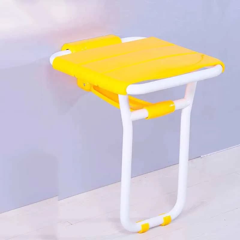Wall Mounted Bathroom Chair Disabled Anti Slip Ergonomic Foldable Chair Folding Portable Toilet Taburete Ducha Furniture Home