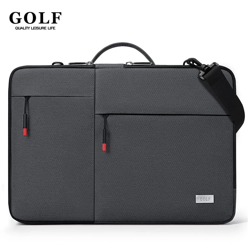 GOLF Professional Laptop Bag with Shoulder Strap Executive Briefcase Man Shockproof notebook 15.6 Handbag Men's Office Hand Bags