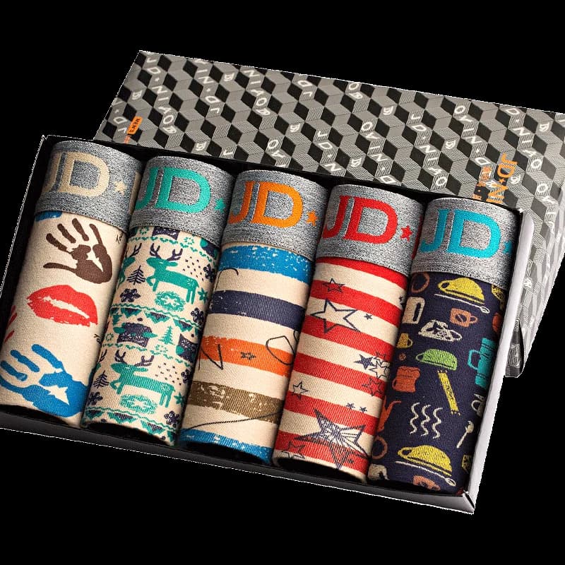 Hot Underwear Men Cotton Boxer Homme Brand Underpants Male Panties Breathbale Shorts U Convex Pouch Plus Size L-5XL