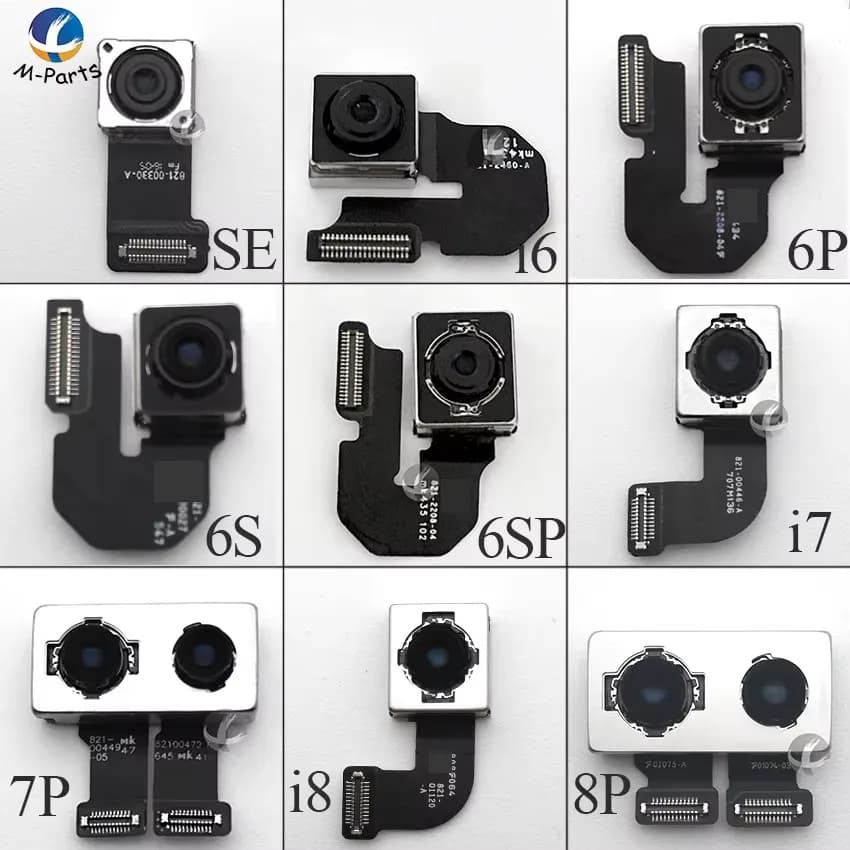 Original Back Camera for iPhone SE 6 6P 6S 6SP 7 7P 8 8P Plus Flex Cable Ribbon 100% Tested OK