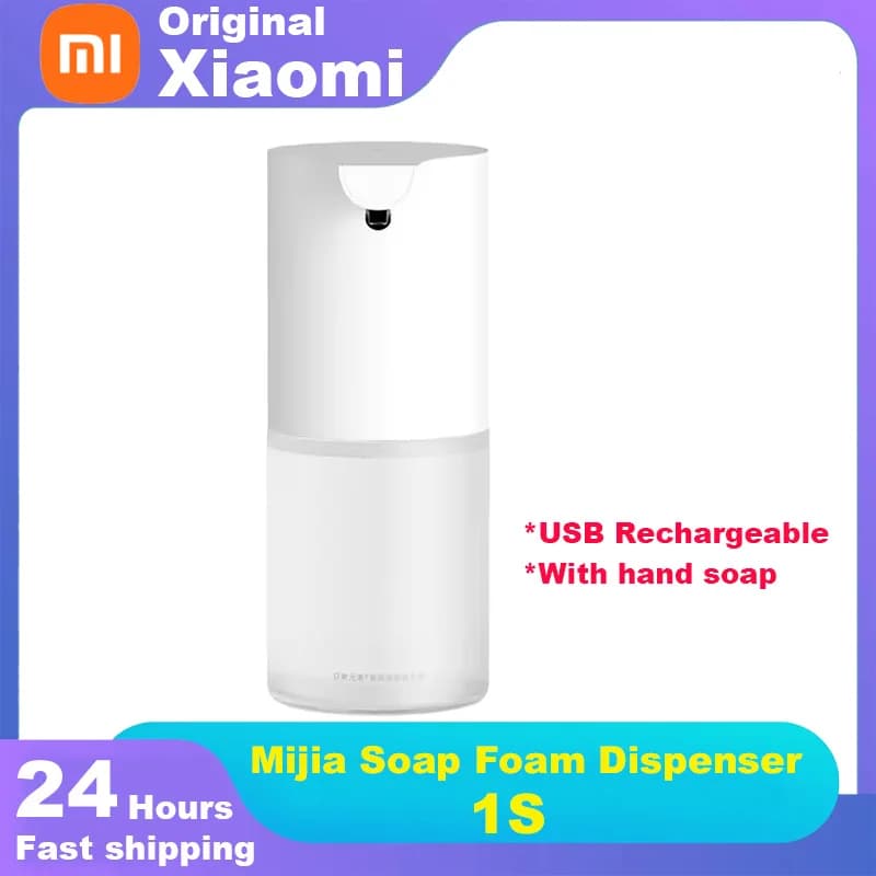 XIAOMI Mijia Soap Foam Dispenser 1S Automatic Induction Hand Washer USB Rechargeable Foaming Machine Home Appliance