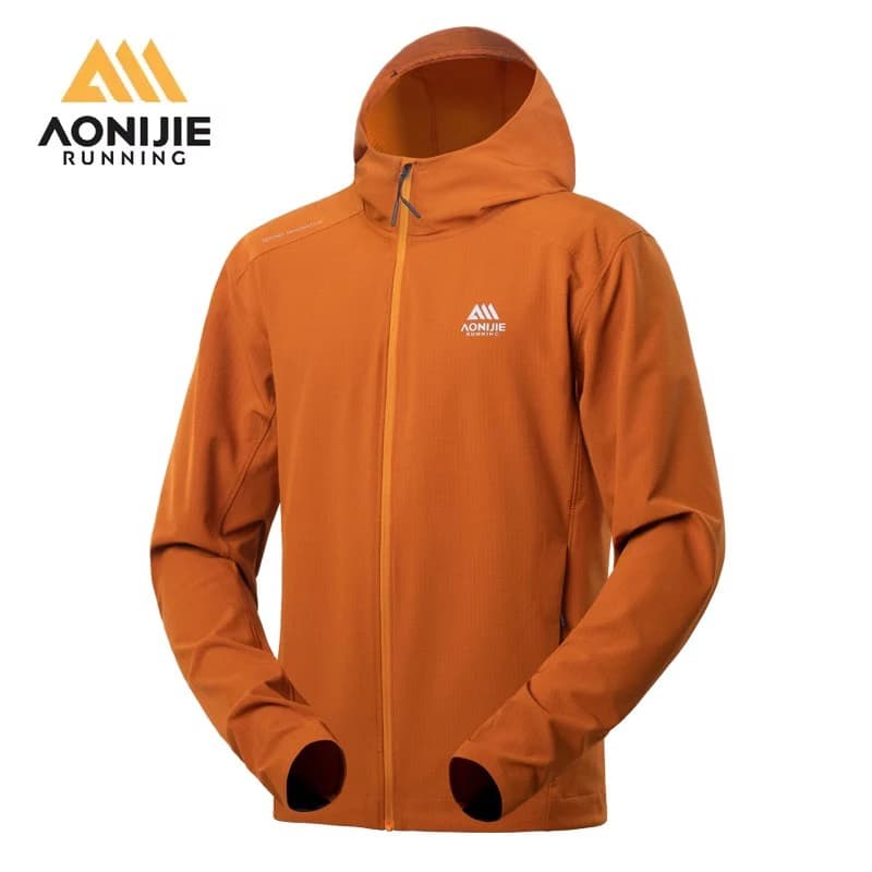 AONIJIE Men's Jackets Autumn Winter Windproof Sports Jacket Men Warm Water-repellent Outdoor Hiking Running Jacket Windbreaker
