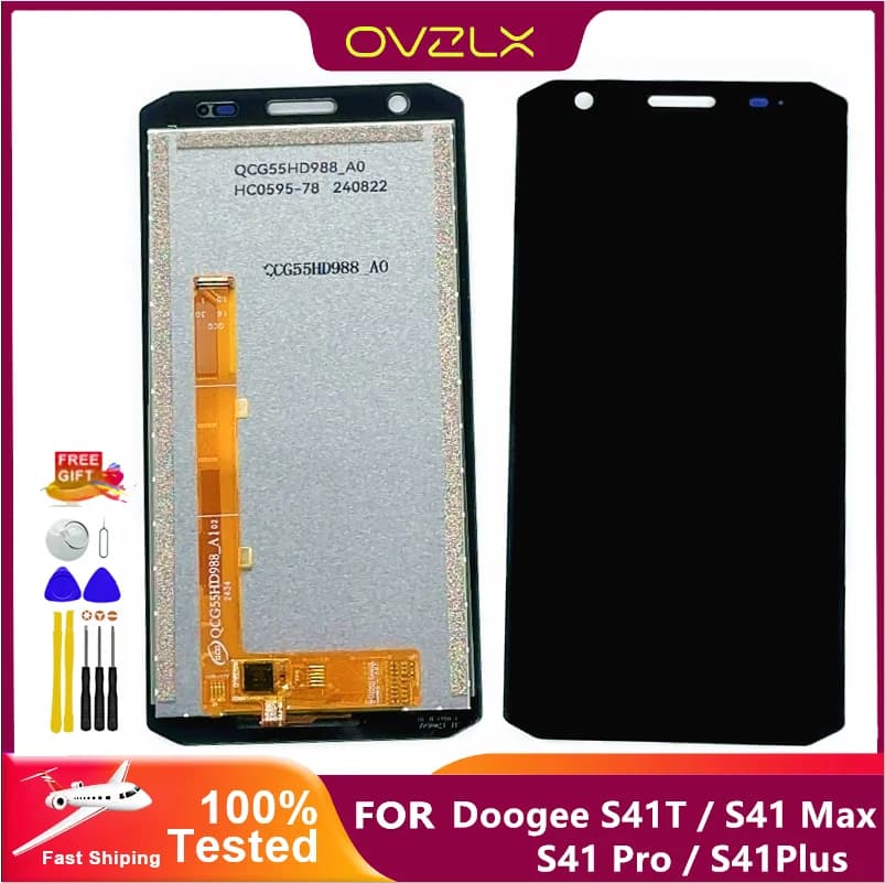 New Original For DOOGEE S41 max LCD Display Screen + Touch Panel Digitizer For DOOGEE S41 Plus S 41PRO  S41 T LCD Display