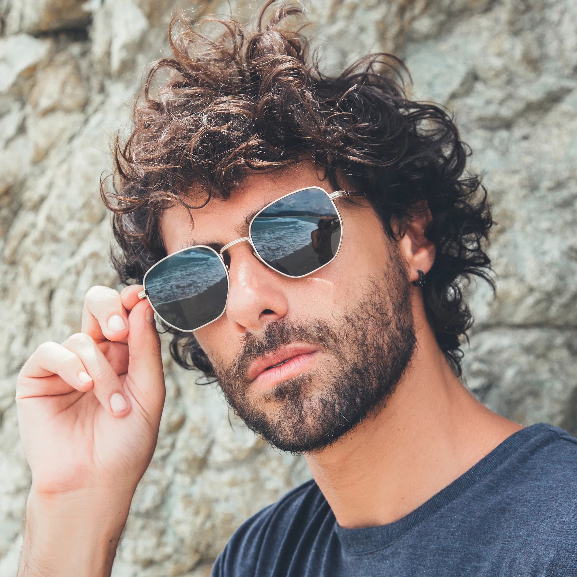 ZENOTTIC Fashion 2024 Hexagonal Geometry Polarized Sunglasses for Men and Women Polygon Metal Shade Pilot Sun Glasses ZS1203