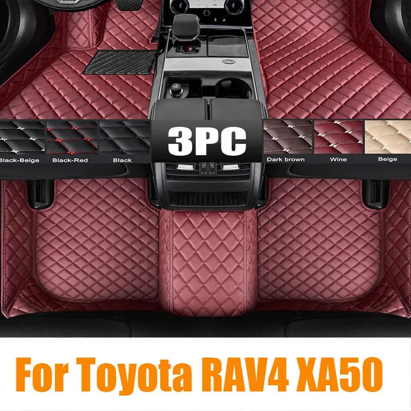 Car Floor Mats For Toyota RAV4 XA50 Hybrid(E-CVT) 2020 2021 2022 2023 2024 Suzuki Across Foot Pads Carpet Interior automotive tr