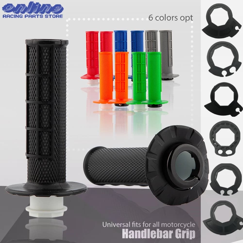 Motorcycle Grips 7/8" 22mm Hand Grip W/ The Snap-on Cam Lock-on Grips Dirt Bike Handlebar For KTM 125-500 SX SXF EXC EXCF XC XCF