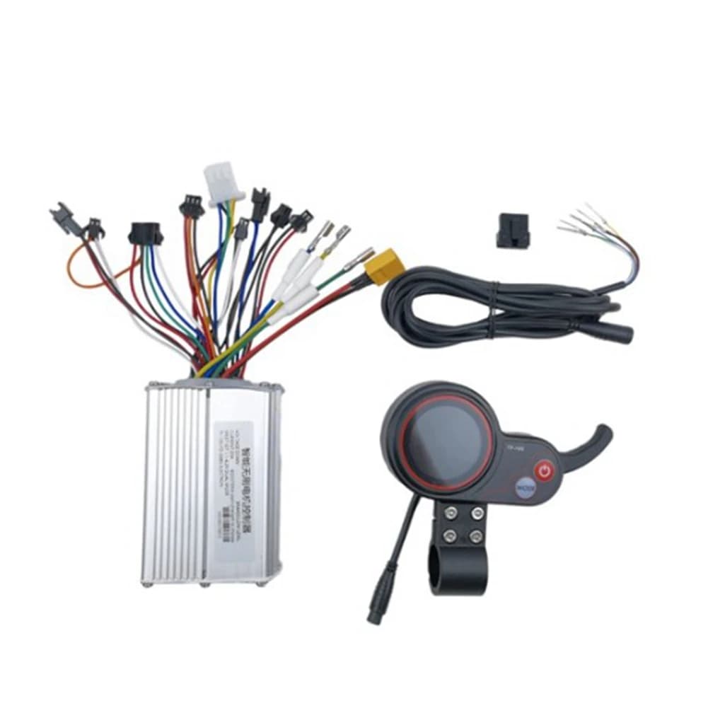 48V/20A 600W Electric Bike Scooter Controller with Throttle LCD Display Speed for Bike BLDC Motor Scooter Parts