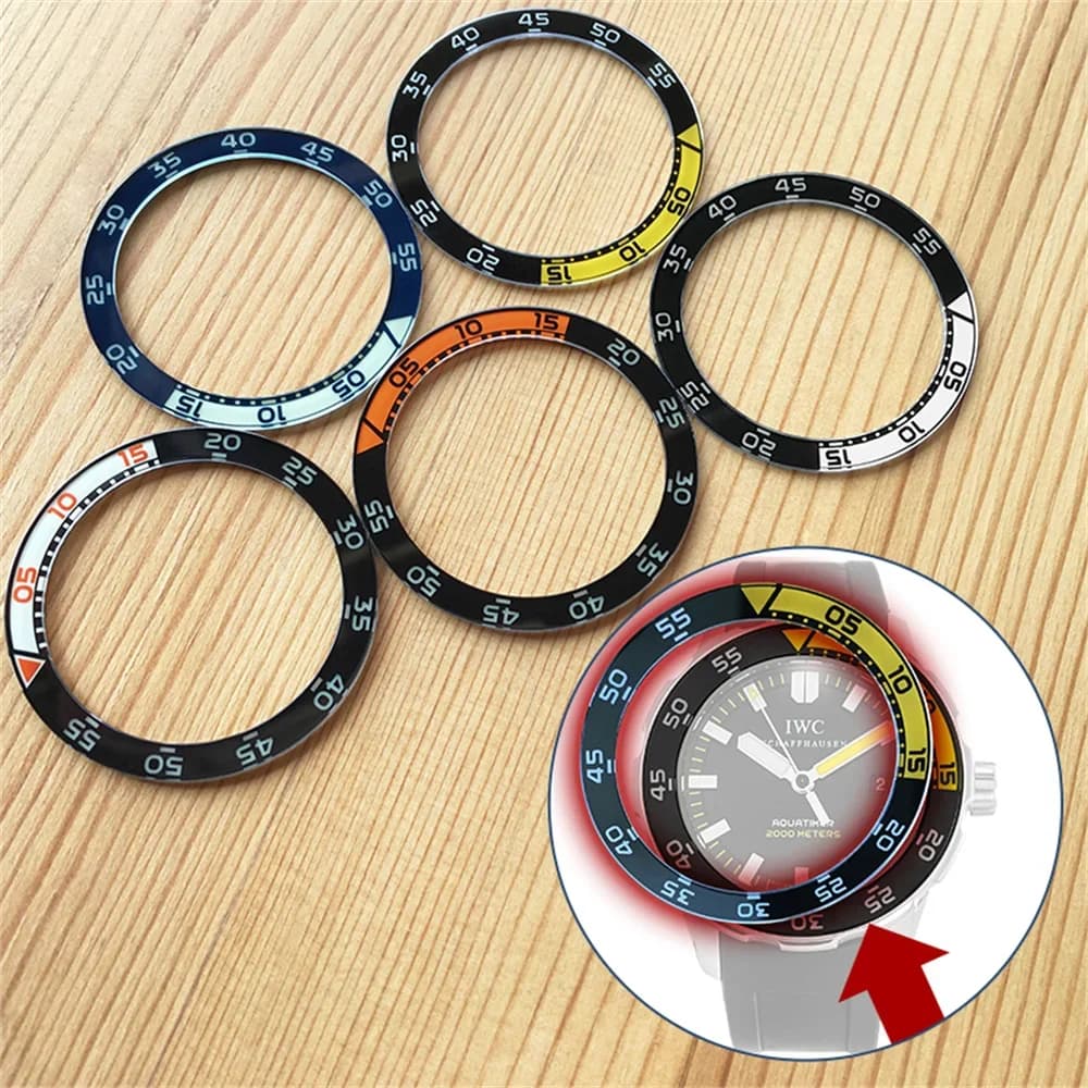 Luminous Sapphire Crystal Bezel for IWC Aquatimer AQUATIMER FAMILY Cousteau Wach