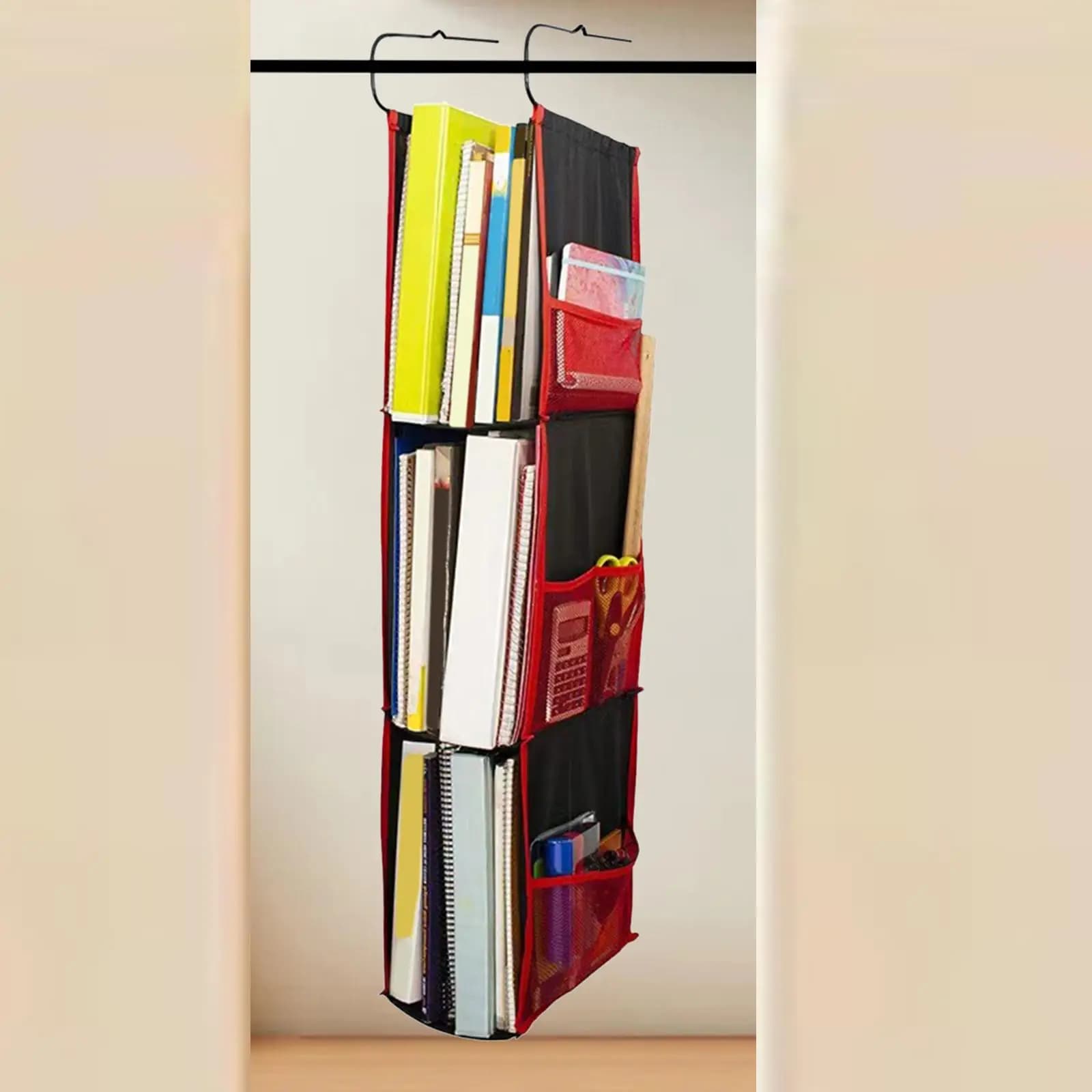Hanging Locker Organizer Shelves Lightweight Holder Hanging Shelf Organizer Sturdy Storage Bag Adjustable for School Office