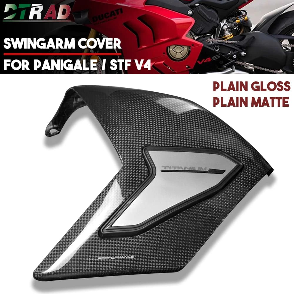 For DUCATI Streetfighter / Panigale V4 V4S V4R Carbon Fiber Rear Swingarm Cover Swing Arm Protection Motorcyclee Modified Parts