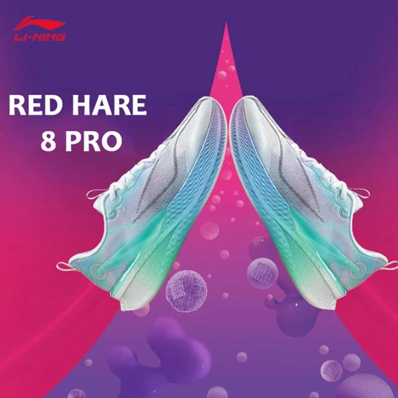 LI-NING Men Running Shoes RED HARE 8 PRO Breathable Professional Racing Training Daily Jogging Sports shoes ARPV003