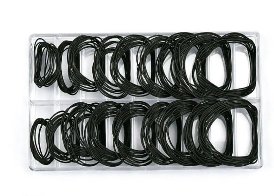 Watch Repair Tools 1box Watch Case Rubber Waterproof O-Ring Oil-resistant Watch Bottom Cover Gasket 0.5/0.6mm O-Ring Seal Gasket