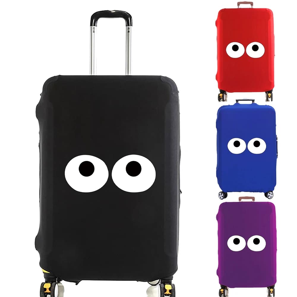 Luggage Cover Travel Suitcase Protective Cover Elasticity Dust Covers Suitable for 18-32 Inch Suitcases Fashion Big Eyes Pattern