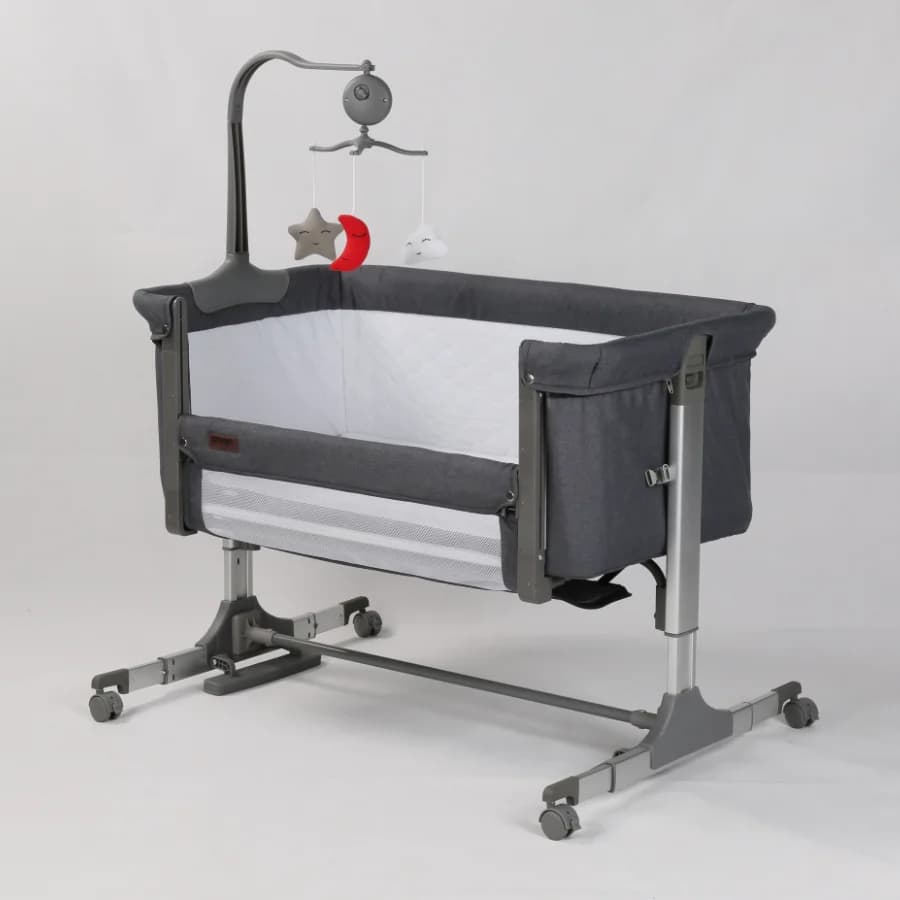 Bedside Crib Baby Bed Co-sleeper Baby Playpen Crib Cot Bassinet