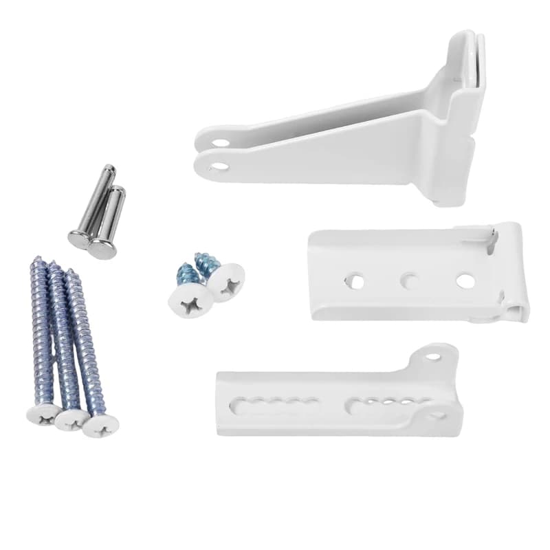 Door Closer Bracket,Repair Jamb Bracket Compatible For Andersen,Durable Screen Door Closer Parts Kits White