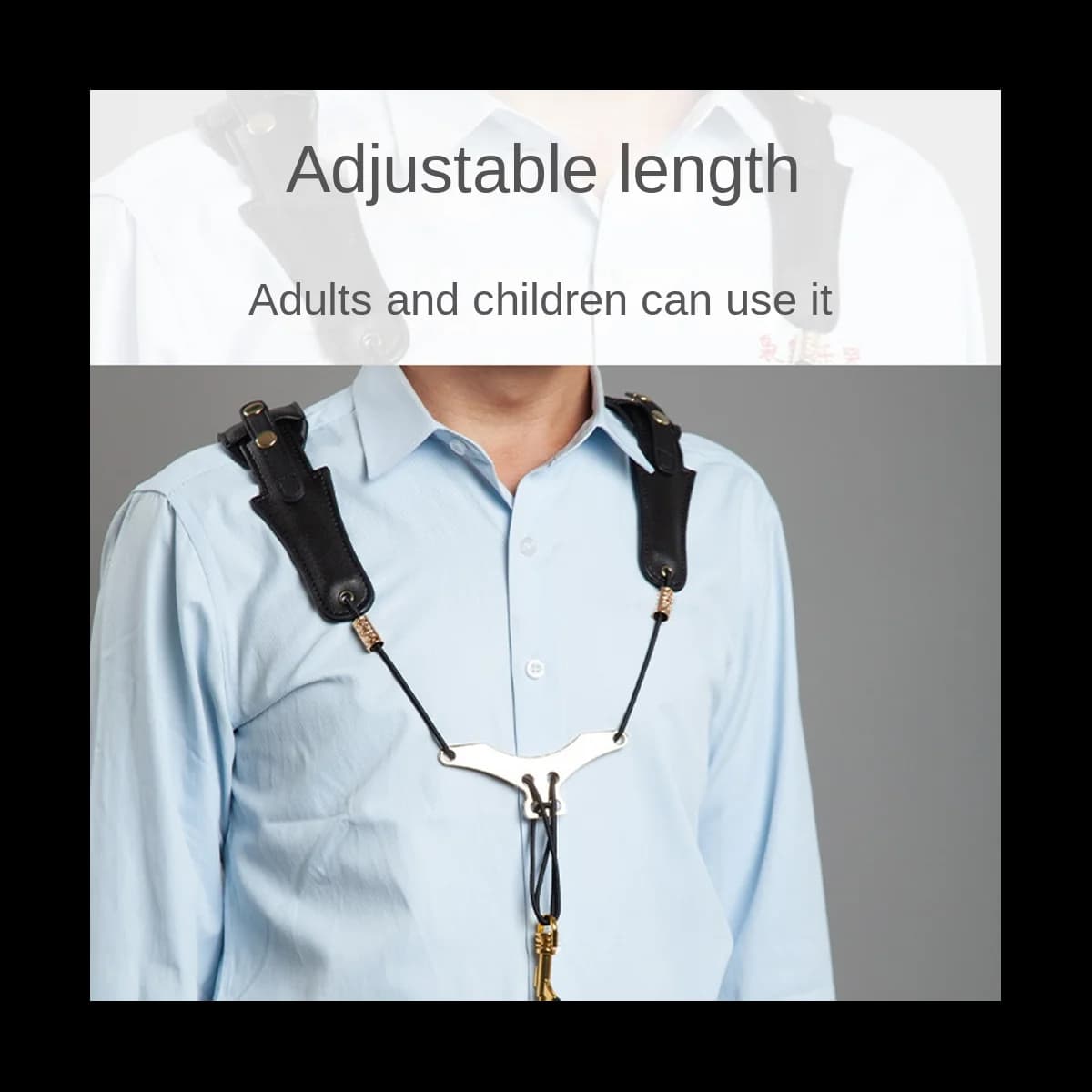 Saxophone Shoulder Neck Strap Adjustable Sax Double Shoulder Strap Harness Sax Musical Instruments