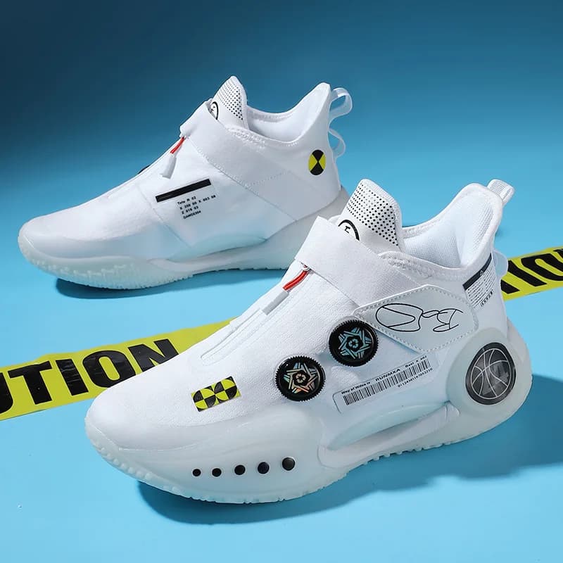 Men Women Basketball Shoes Lightweight Breathable Sneakers Anti Slip Stylish Unisex Athletic-Inspired Shoes for Running Tennis