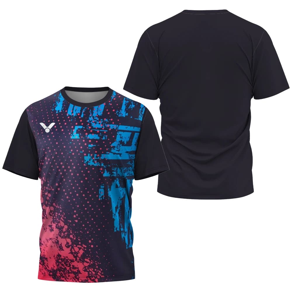 2025 Breathable Badminton Tennis T Shirt Men Fashion Sportwear Top Clothing Male Gym Fitness Short Sleeve Outdoor Sports Uniform
