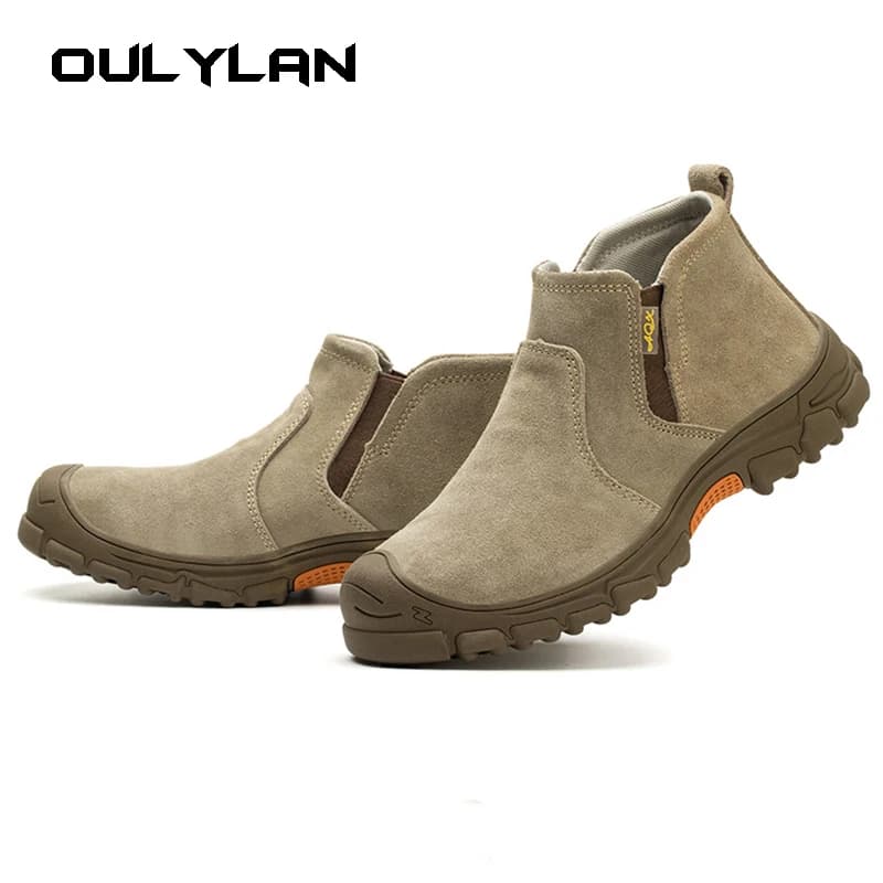 2024 Work Sneakers Men Indestructible Shoes Work Safety Shoes With Steel Toe Cap Puncture-Proof Male Security Protective Shoes