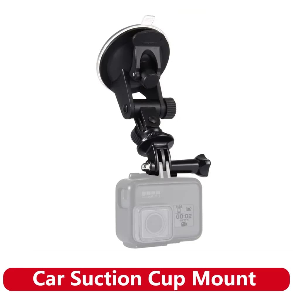 Car Suction Cup Mount Vehicle Window Windshield Holder For GoPro Hero 13 12 11 10 9 Insta360 SJCAM AKASO DJI OSMO Action Camera