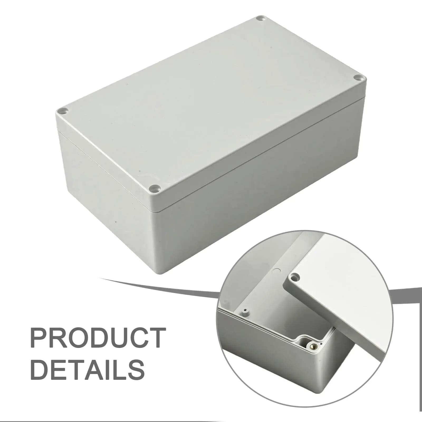 Plastic IP67 Waterproof Junction Box Electronics Project Box Waterproof Junction Box With Screws Versatile Terminal Box