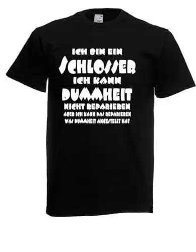Herren T-Shirt Ich bin ein Schlosser I Sprüche I Fun I Lustig bis 3XL