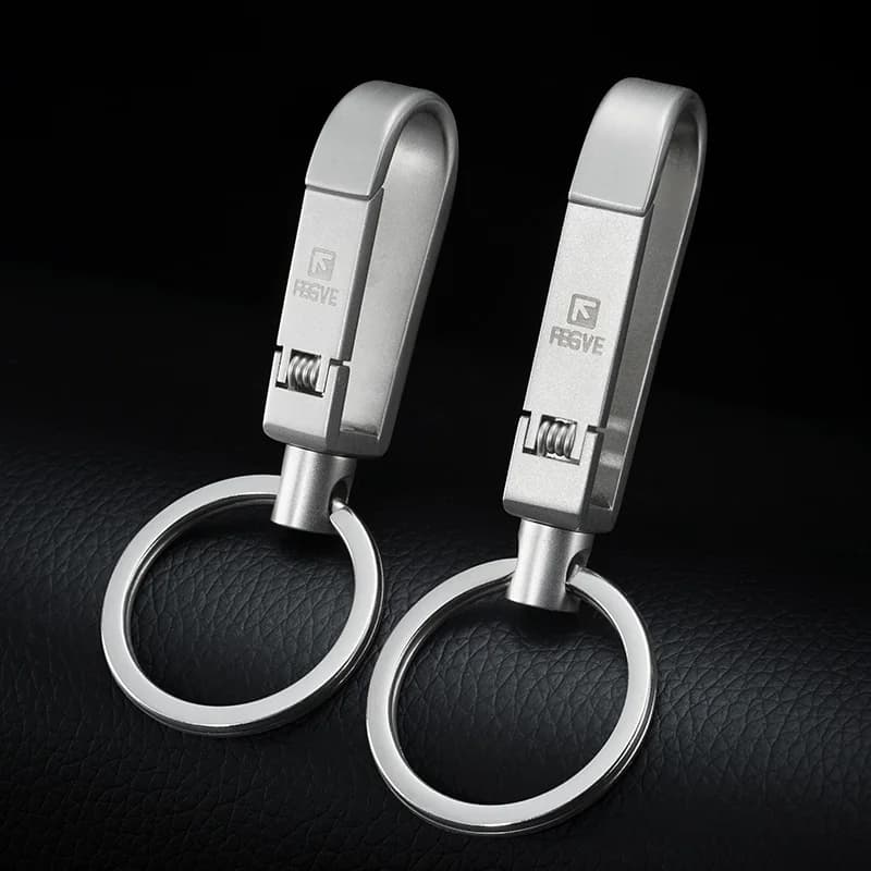 High-Quality 304 Stainless Steel Men Keychains Car Key Chain Classic Key Ring Holder Bag Pendant Best Gift Jewelry Accessories