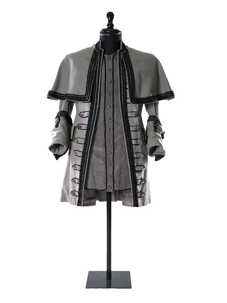 1760s Men's Tudor Baroque period Adult Men King Prince Cosplay Uniform Full Set Jacket Vest Pants Cape Full Set Custom Made