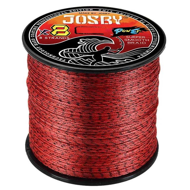 JOSBY Japan 8 Strands Braided Fishing Line  Multifilament Speckled 8X PE Wire 100M 300M 500M Fly Sea Saltwater Freshwater Pesca