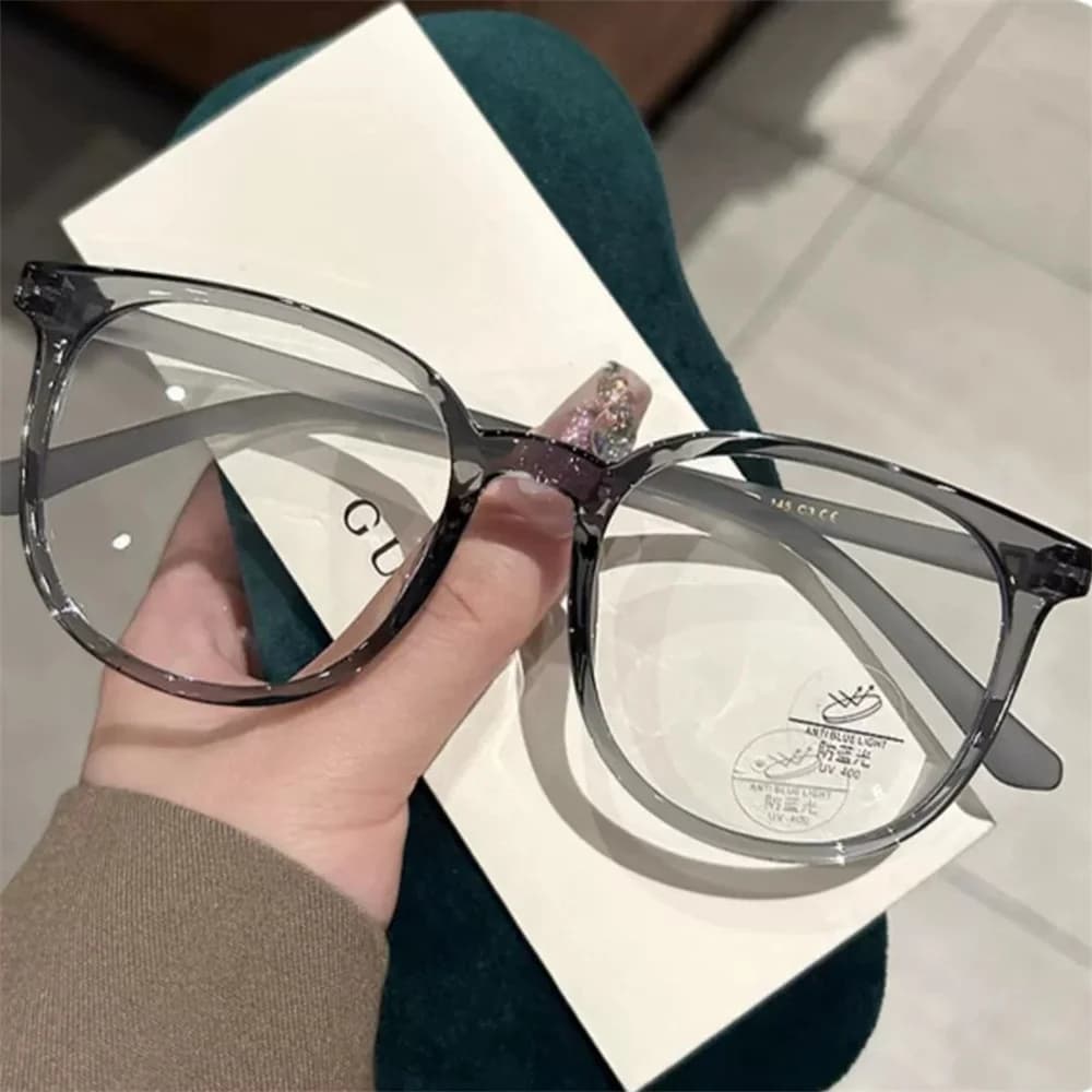 2024 New Anti-blue Light Glasses Men Women Fashion Transparent Computer Glasses Frame Retro Myopia Glasses Square Eyeglasses