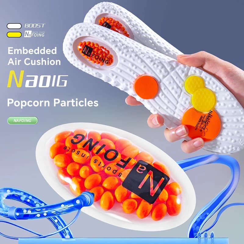 1Pair Plantar Fasciitis Relief Insole Shoes Insoles for Feet Arch Support Orthopedic Inserts Sports Shock Absorption Shoe Pads