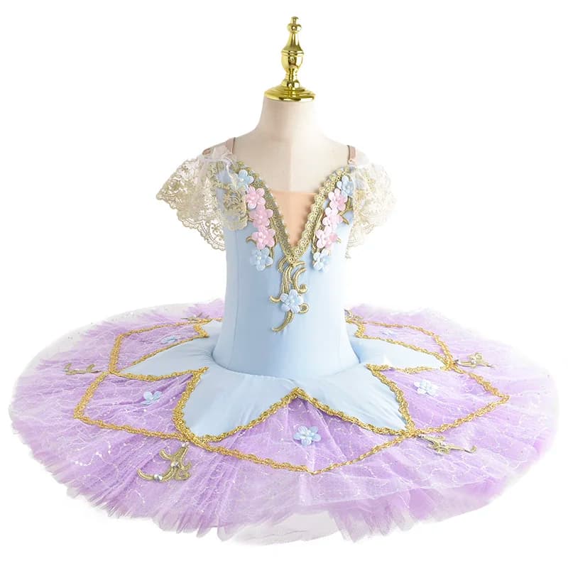 Girls Women Black Professional Ballet Tutu Skirt Kids Adult sequin Swan Lake Pancake Performance Costumes Ballerina party Dress