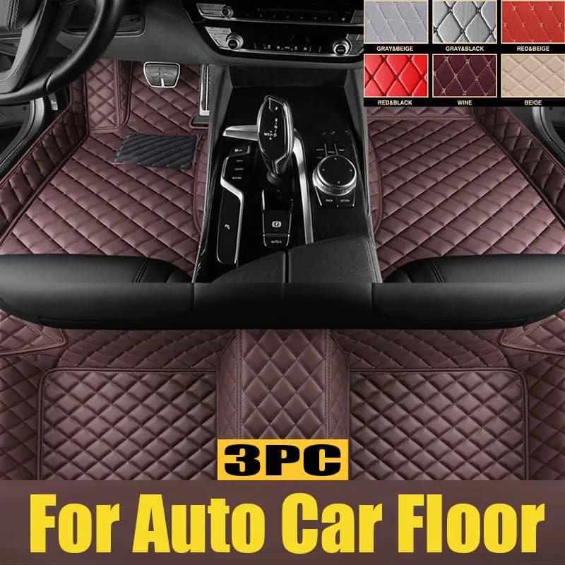 Auto Car Floor Mats for Audi Q5 8R 2010-2017 All-Weather TPE Foot Mats Odorless Pad Waterproof Tray Mat Interior trunk mat