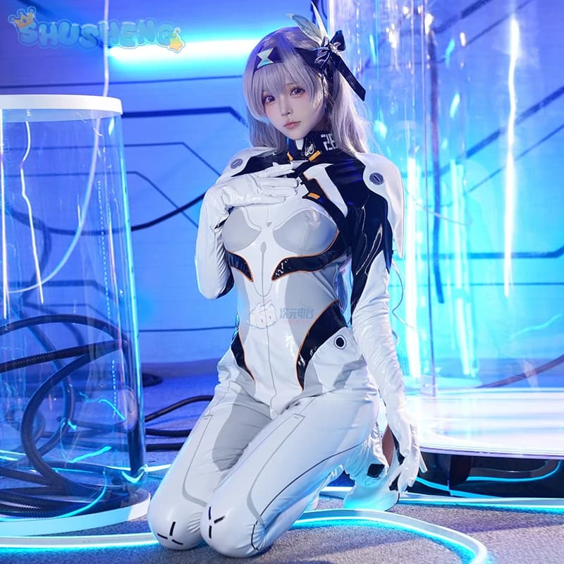 Honkai game: Star rail cosplay Firefly costume sexy leather jumpsuit combat suit set Halloween Christmas high-quality uniform