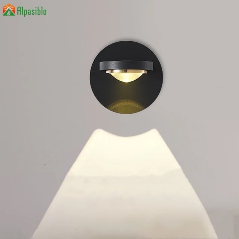 Modern LED Wall Lamp Rotatable Wall Light for Bedroom bedside Living Room Indoor Wall Sconces Home Decoration Lighting Fixture