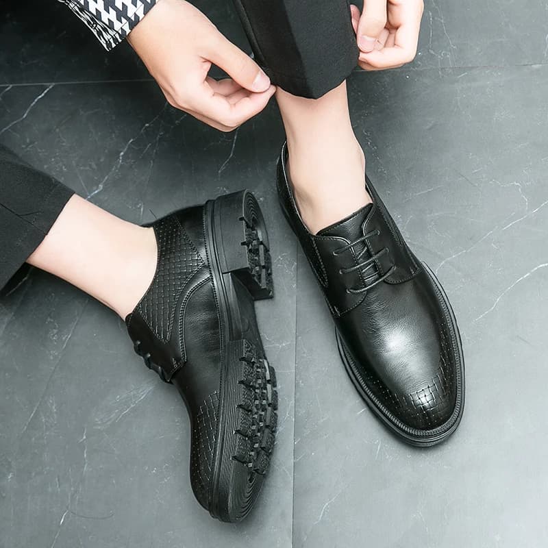 Luxury Brand Men’s Leather Casual Shoes Classic Comfort Oxford Shoes New Arrival Wedding Dress Footwear Business Formal Sneakers