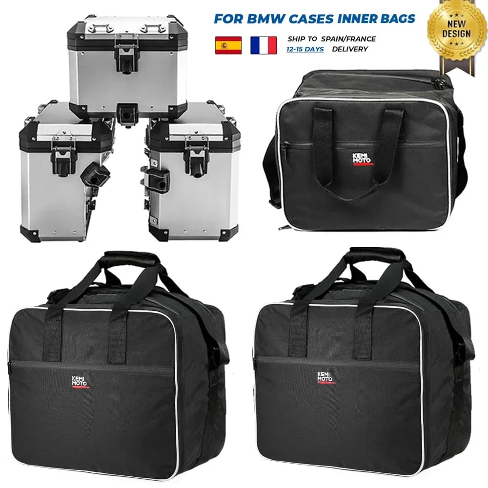 Motorcycle Luggage Bags for BMW R1200GS Adv Black Inner Bags R 1200 GS adventure WATER-COOLED 2013-2017