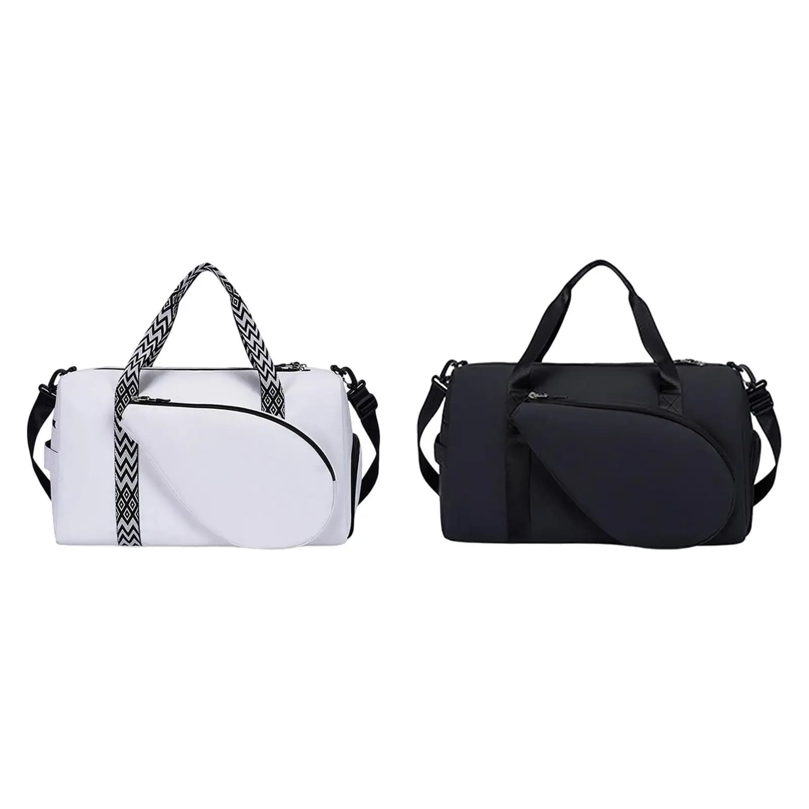 Tennis Tote Adjustable Handle Storage Fitness Shoes Holder Tennis Racket Bag