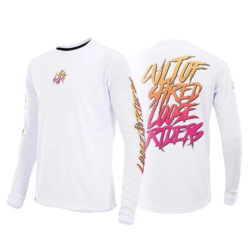 2023 Loose Rider Mens Long Sleeve Jersey BMX Enduro Downhill Jerseys MTB Mountain Bike Bike Shirts Off Road DH Motorcycle Jersey