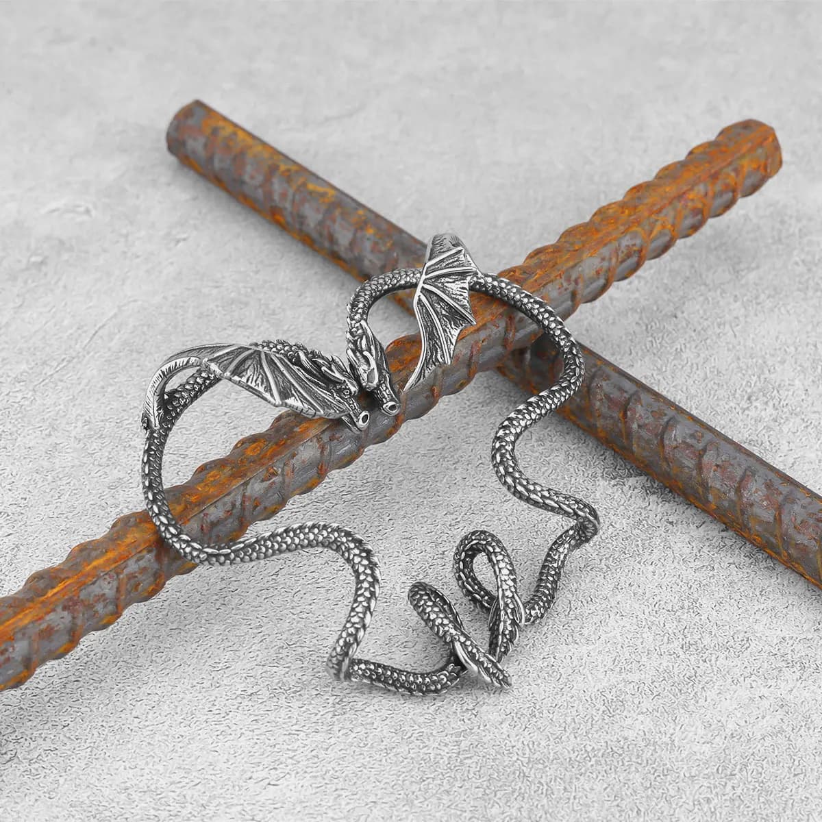 Vintage Vikings Stainless Steel Animal Dragon Clip Earrings Female Fashion Elf Ears Cuff Earring Party Club Punk Hip Hop Earring