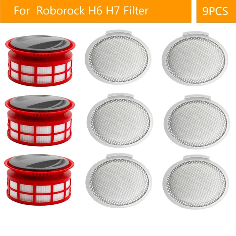 For Roborock H6 H7 HEPA Post Filter Accessories Handheld Cordless Vacuum Cleaner Replacement Spare Parts Sweeper Dust Bags