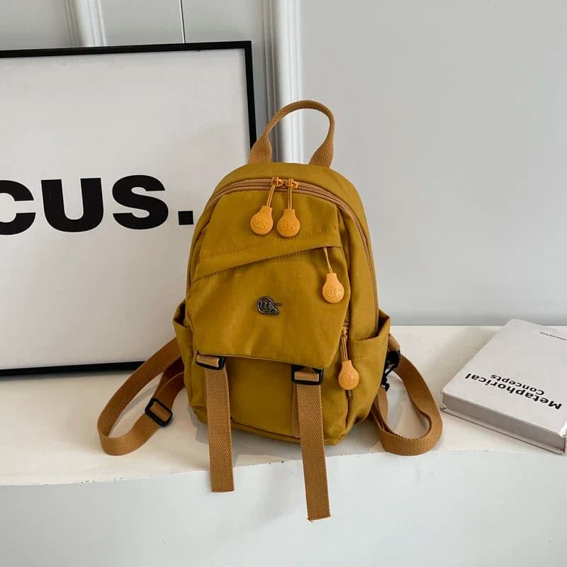 Simple Solid Nylon Unisex Backpack 2025 New Hot Selling Versatile Large Capacity Backpack Fashionable Women's Bag Chest Bag